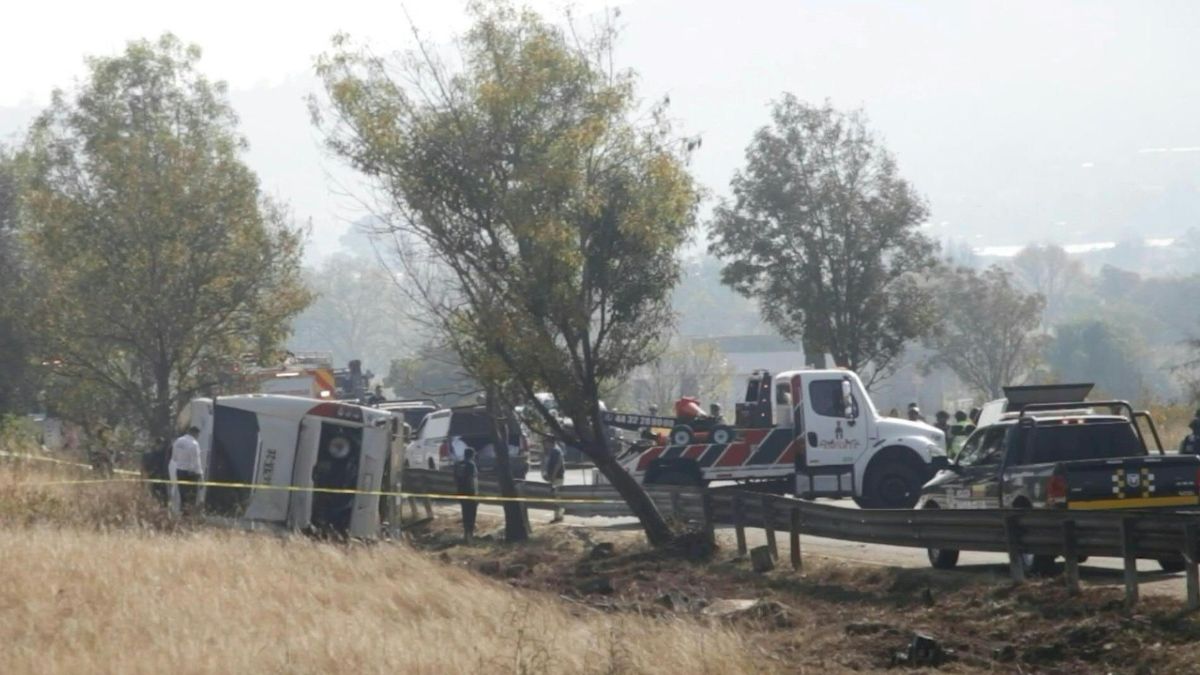 Tragedia en México: diez muertos y 20 heridos en accidente de autobús
